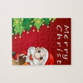 Weihnachtskarte Puzzle (Horizontal)