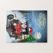 Weihnachtskarte Puzzle (Horizontal)