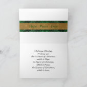 Weihnachtskarte Red Candle Karte (Innenseite)