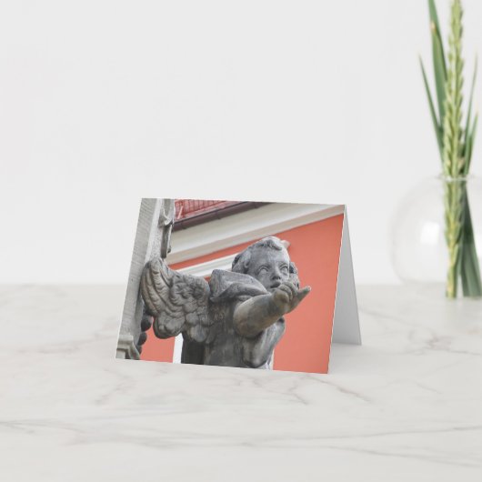 Weihnachtskarte Religiöse Gotische Engel Karte (Vorderseite)