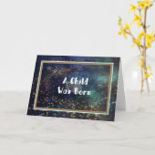 Weihnachtskarte Religiöse Kinder waren Geboren Karte (Gelbe Blume)