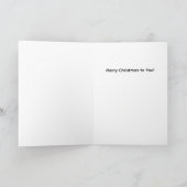 Weihnachtskarte - Rentiere und Lichter Karte (Innenseite)