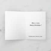 Weihnachtskarte - Richmond, London Feiertagskarte (Innenseite)