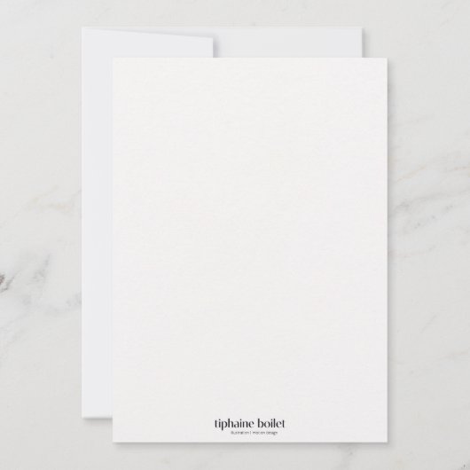 Weihnachtskarte Robin Weihnachtskarte Einladung (Rückseite)