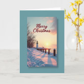 Weihnachtskarte 'Rose Sky' Karte (Gelbe Blume)