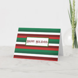 Weihnachtskarte rot und grün gestrichen dankeskarte