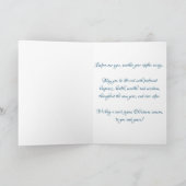 Weihnachtskarte "Ruinen" Karte (Innenseite)