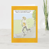 Weihnachtskarte: "Running on Wine..."