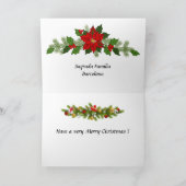 Weihnachtskarte - Sagrada Familia, Barcelona Feiertagskarte (Innenseite)