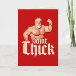 Weihnachtskarte Saint Thick Karte