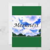 Weihnachtskarte---Sanftmut Feiertagskarte (Vorderseite)