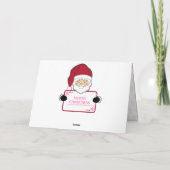 Weihnachtskarte Santa Anzug Feiertagskarte (Rückseite)