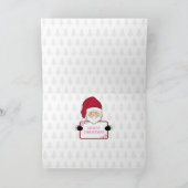 Weihnachtskarte Santa Anzug Feiertagskarte (Innenseite)