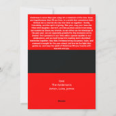 Weihnachtskarte Santa Belt Feiertagskarte (Rückseite)