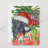 Weihnachtskarte Santa Labrador (Vorderseite)