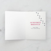 Weihnachtskarte "Santa Paws" Feiertagskarte (Innenseite)