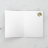 Weihnachtskarte Santa Rat Feiertagskarte (Innenseite)