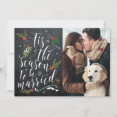 Weihnachtskarte Save the Date Einladung (Vorderseite)