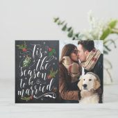 Weihnachtskarte Save the Date Einladung (Stehend Vorderseite)