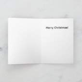 Weihnachtskarte - Schlafender Hund Feiertagskarte (Innenseite)
