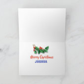 Weihnachtskarte Schneemänner Sonderkarte. Karte (Innenseite)