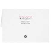 Weihnachtskarte - Schönheit und Magie (Rückseite Horizontal)