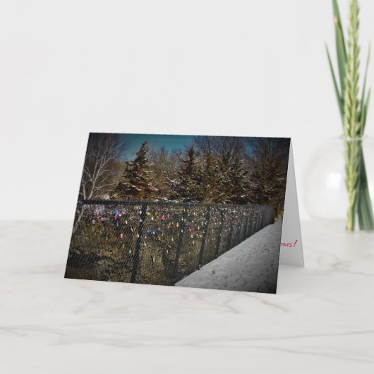 Weihnachtskarte "Sehr geliebt" Karte (Vorderseite)