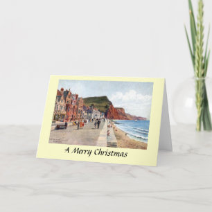 Weihnachtskarte - Sidmouth, Devon Feiertagskarte