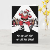 Weihnachtskarte singen karte (Gelbe Blume)