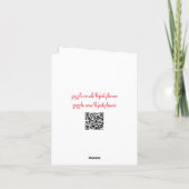 Weihnachtskarte - Skandinavische WeihnachtsFolklor Feiertagskarte (Rückseite)