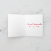 Weihnachtskarte - Skandinavische WeihnachtsFolklor Feiertagskarte (Innenseite)