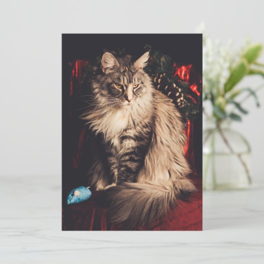 Weihnachtskarte Smilla V1 Feiertagskarte (Stehend Vorderseite)