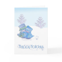 Weihnachtskarte Snow Coupon