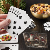 Weihnachtskarte Spielkarten Deck Santa Claus (In Situ)