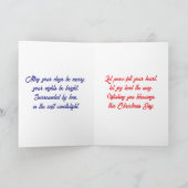 Weihnachtskarte sprengt den Schlitten lustig Feiertagskarte (Innenseite)