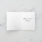 Weihnachtskarte St Francis Feiertagskarte (Innenseite)