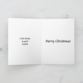 Weihnachtskarte - Stoke Bridge, Ipswich, Suffolk Feiertagskarte (Innenseite)