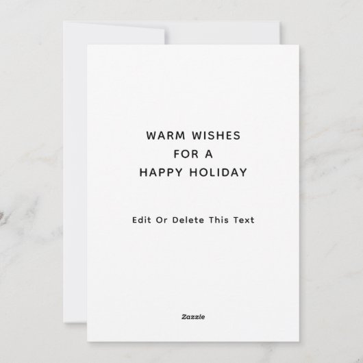 Weihnachtskarte streichen feiertagskarte (Rückseite)