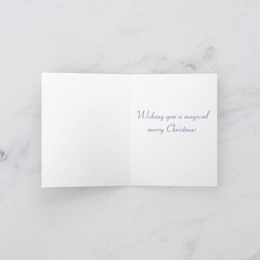 Weihnachtskarte Sugarplumfee Feiertagskarte (Innenseite)