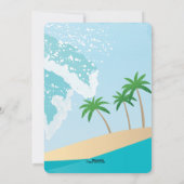 Weihnachtskarte surfen feiertagskarte (Rückseite)