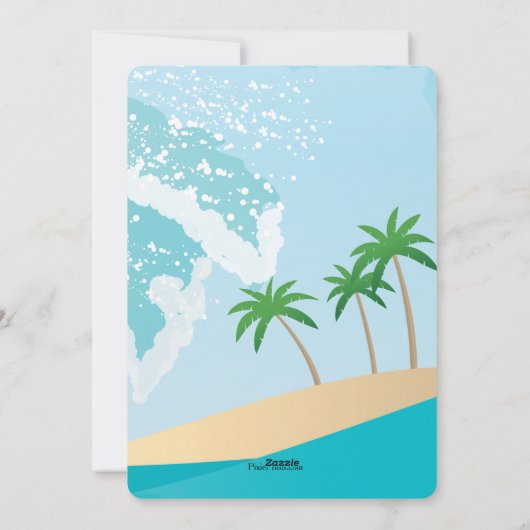 Weihnachtskarte surfen feiertagskarte (Rückseite)