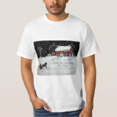Weihnachtskarte T-Shirt (Vorderseite)