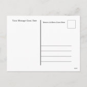 Weihnachtskarte Teddy Bears Postcard - HAMbWG Feiertagspostkarte (Rückseite)