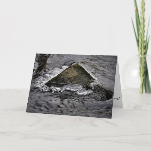 Weihnachtskarte "The Living Rock" Karte (Vorderseite)