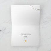 Weihnachtskarte Tiere schmücken einen Baum Karte (Innenseite)