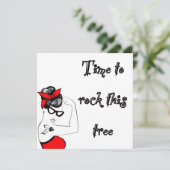 Weihnachtskarte Time to Rock Karte (Stehend Vorderseite)