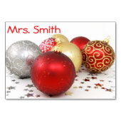 Weihnachtskarte Tischnummer (Vorderseite)