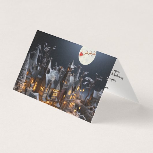 Weihnachtskarte, traditionelle (Vorderseite)