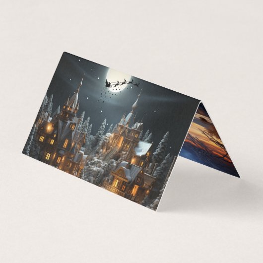 Weihnachtskarte, traditionelle (Rückseite)