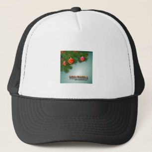 Weihnachtskarte Truckerkappe